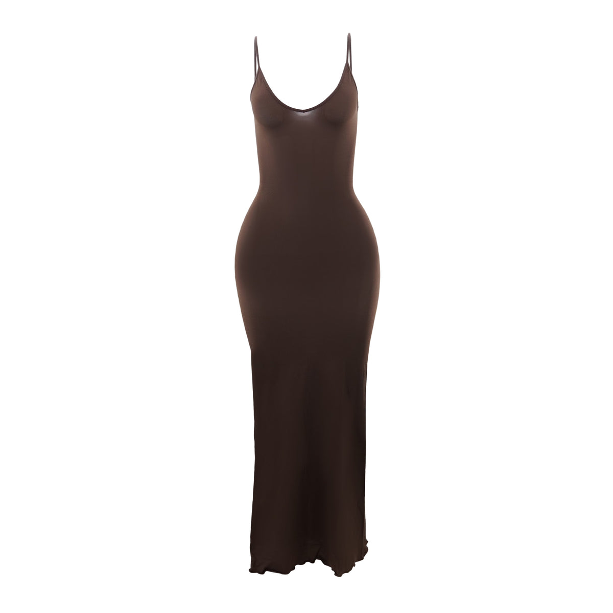Mesh Maxi Dress Chocolate – Davis Active