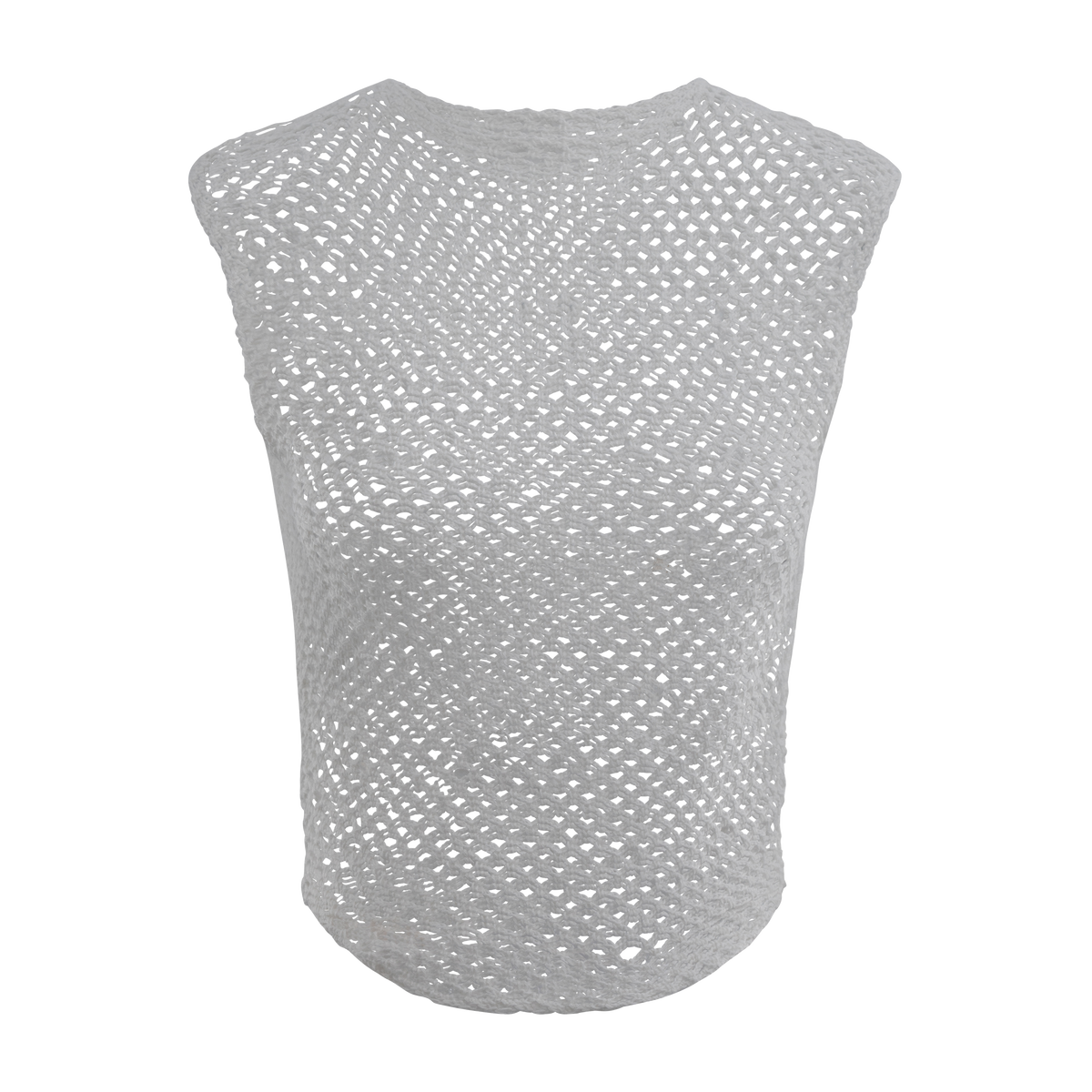 トップス 2605088 BACK OPEN CROCHET KNIT TOPS CROCHET FISHNET