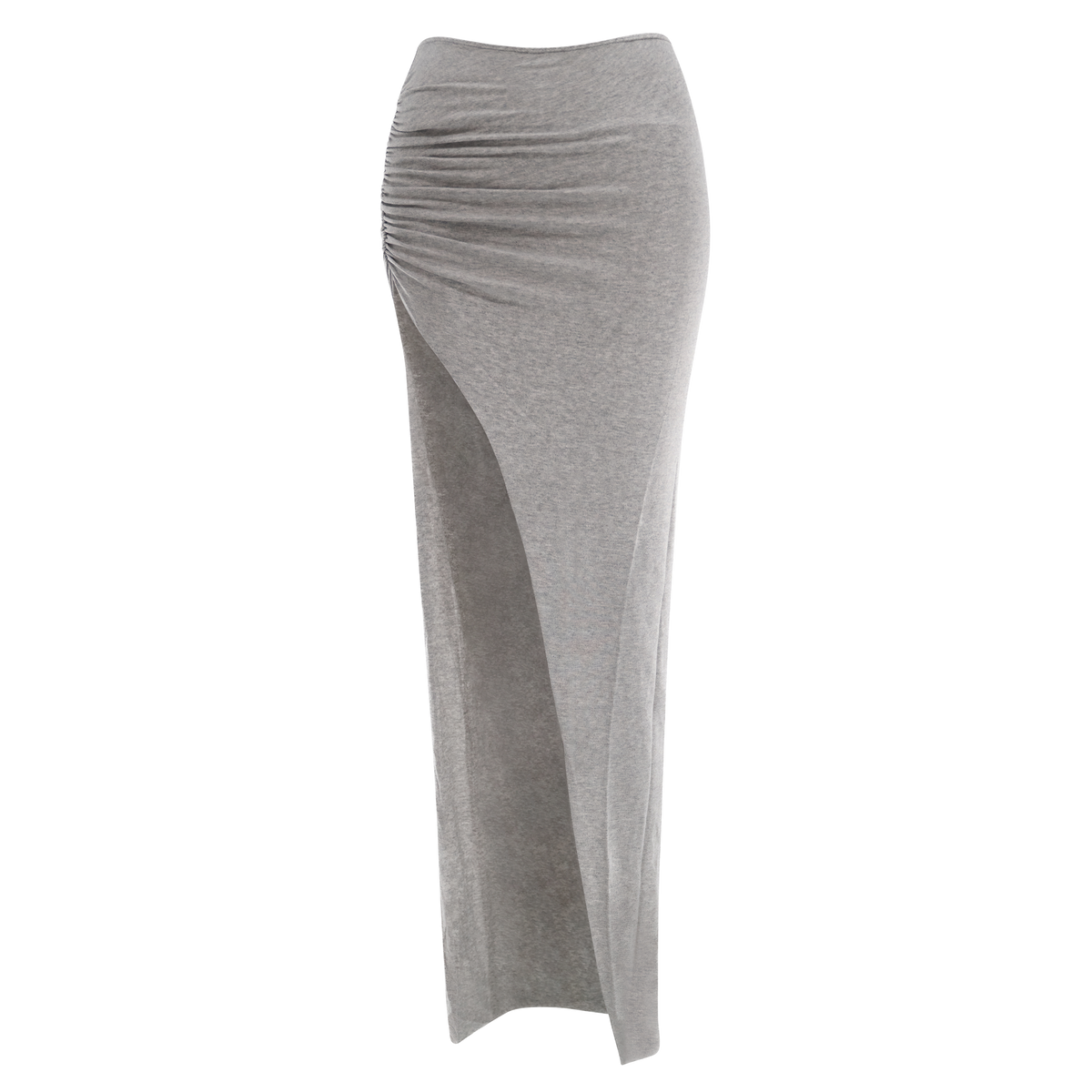 【Knuth Marf】 slit skirt swim wear gray Drape Slit Skirt Grey – Davis Active
