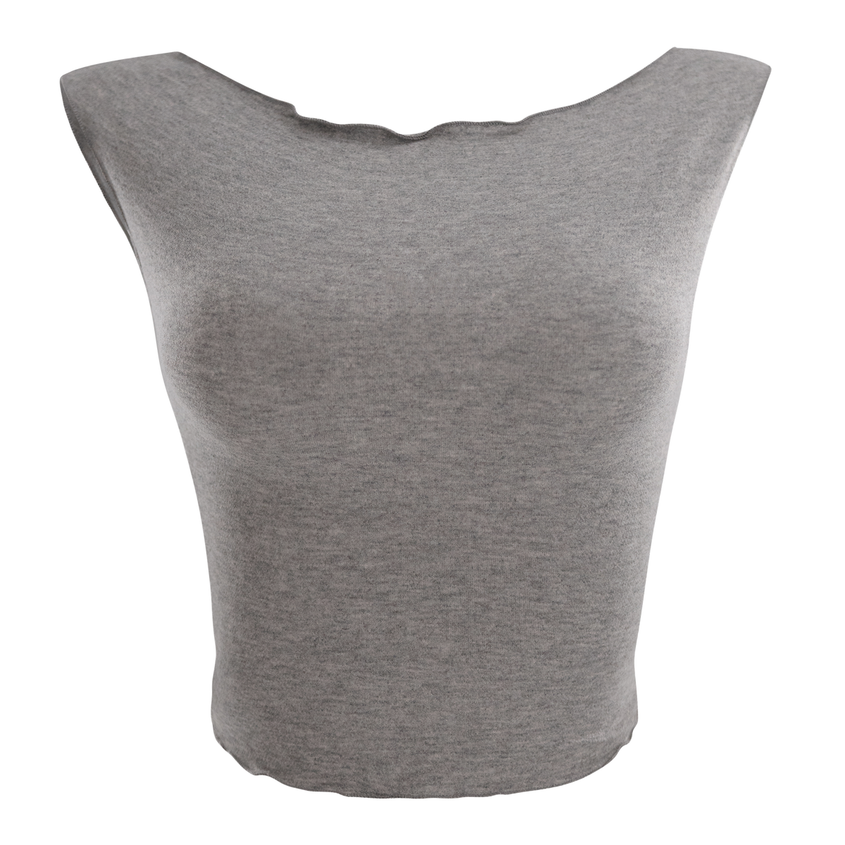 Drape Asymmetric Top Grey – Davis Active