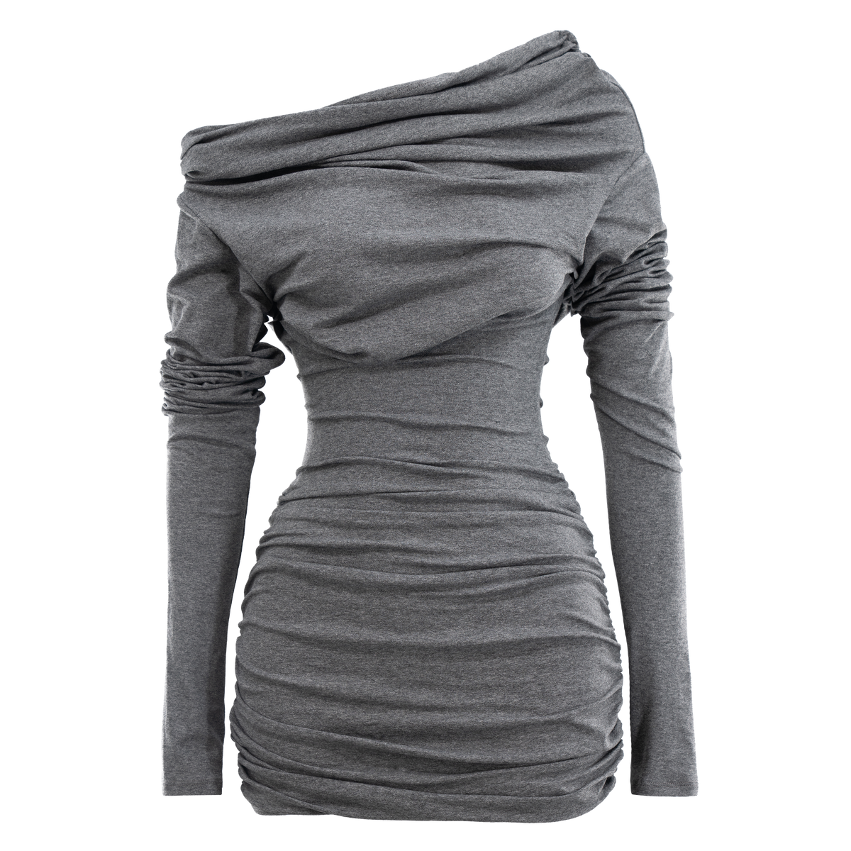 chinese dress ladies Charvi Long Sleeve Mini Dress Black main image 0