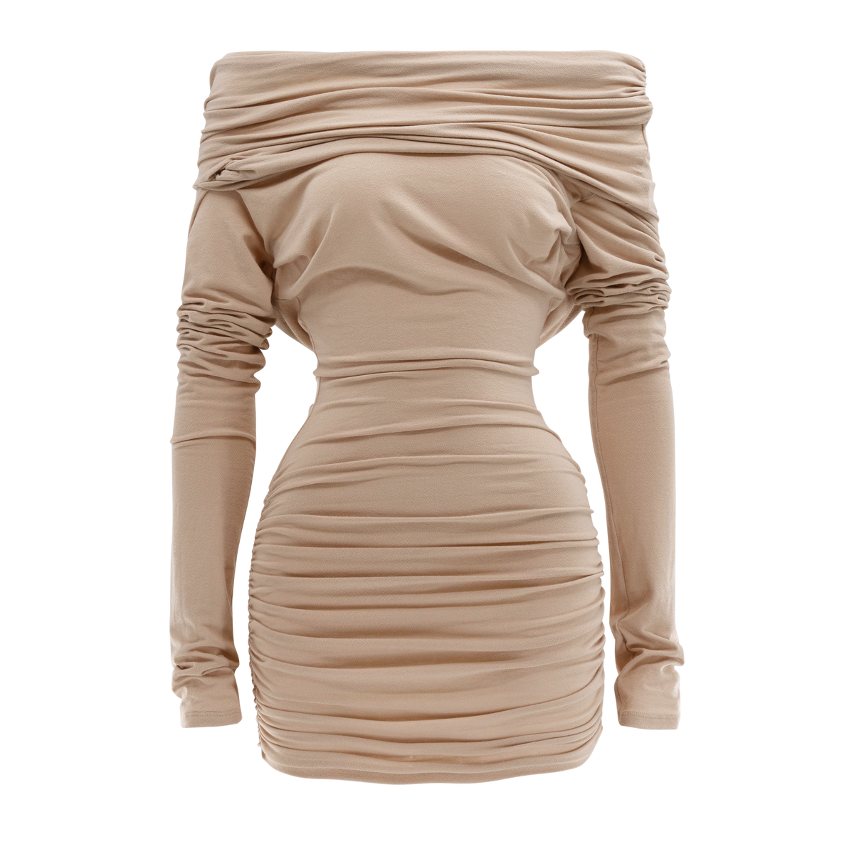 brown dress woman Mocha Lace Balloon Sleeve Long – Vintage Fairytale Style Brown / M Cocktail party Hips 47 (120 cm) Princess Knee Length Tulle Type:Webril I Cotton