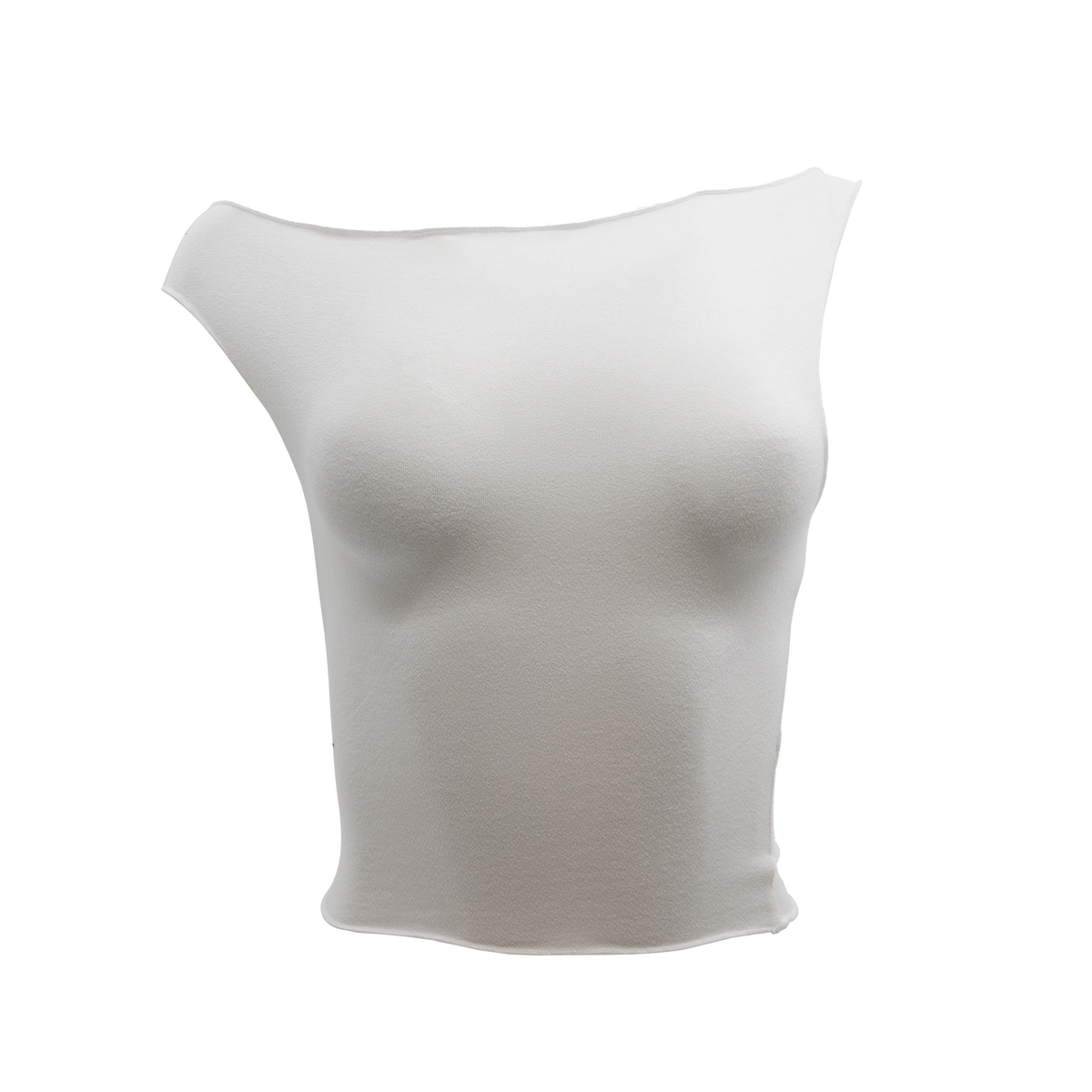 Drape Asymmetric Top Ivory – Davis Active