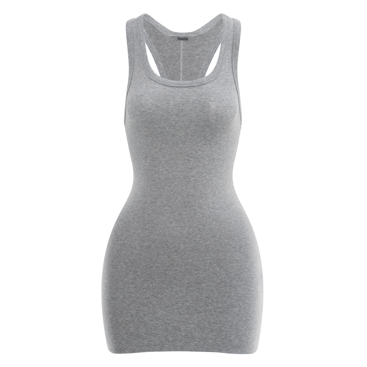 princess polly baby blue dress Ribbed Sleeveless Slim Mini Bodycon Dress | Black main image 0