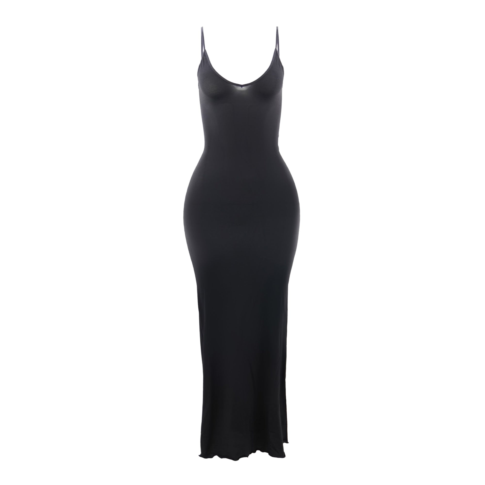 Mesh Maxi Dress Black – Davis Active