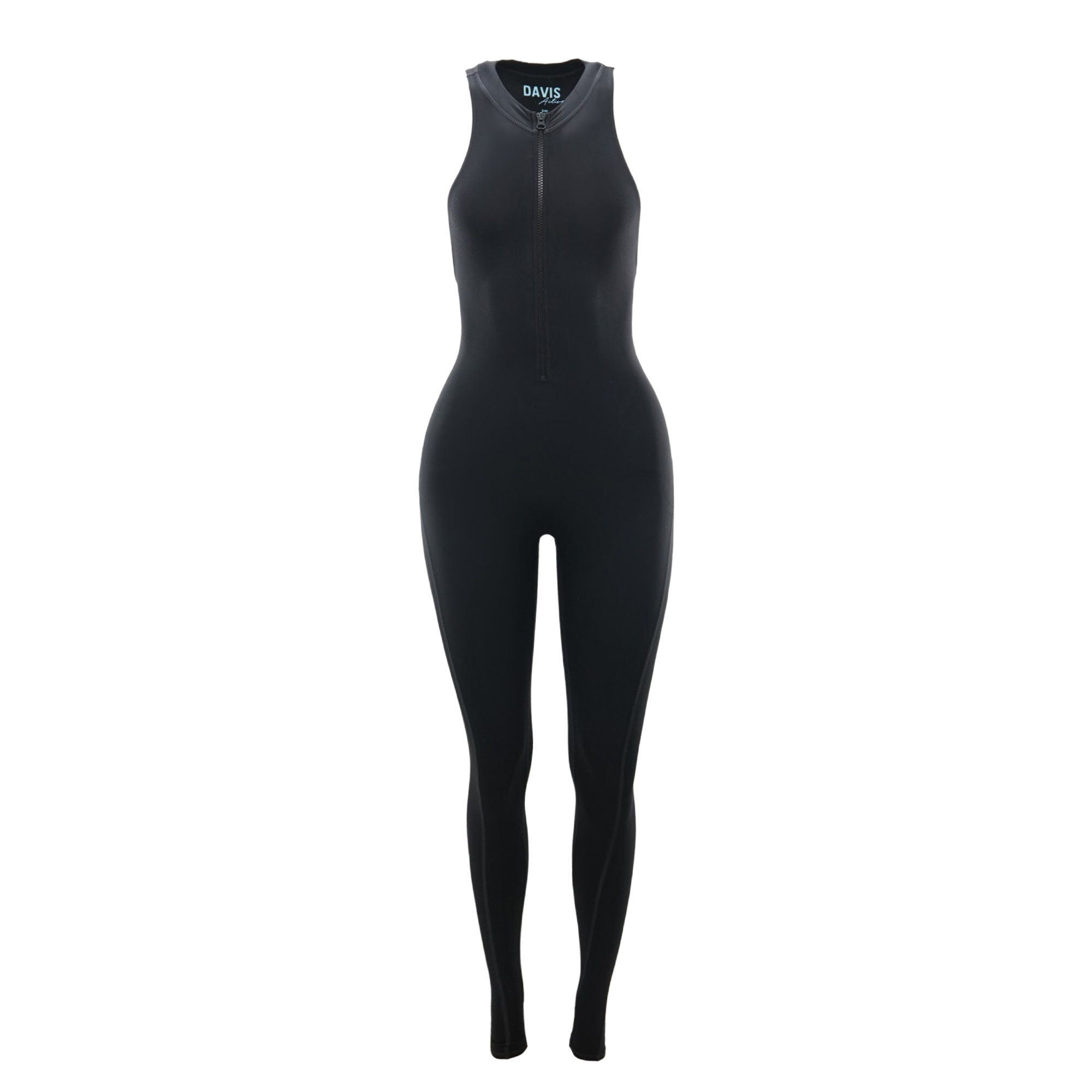 Zip Jumpsuit Black – Davis Active