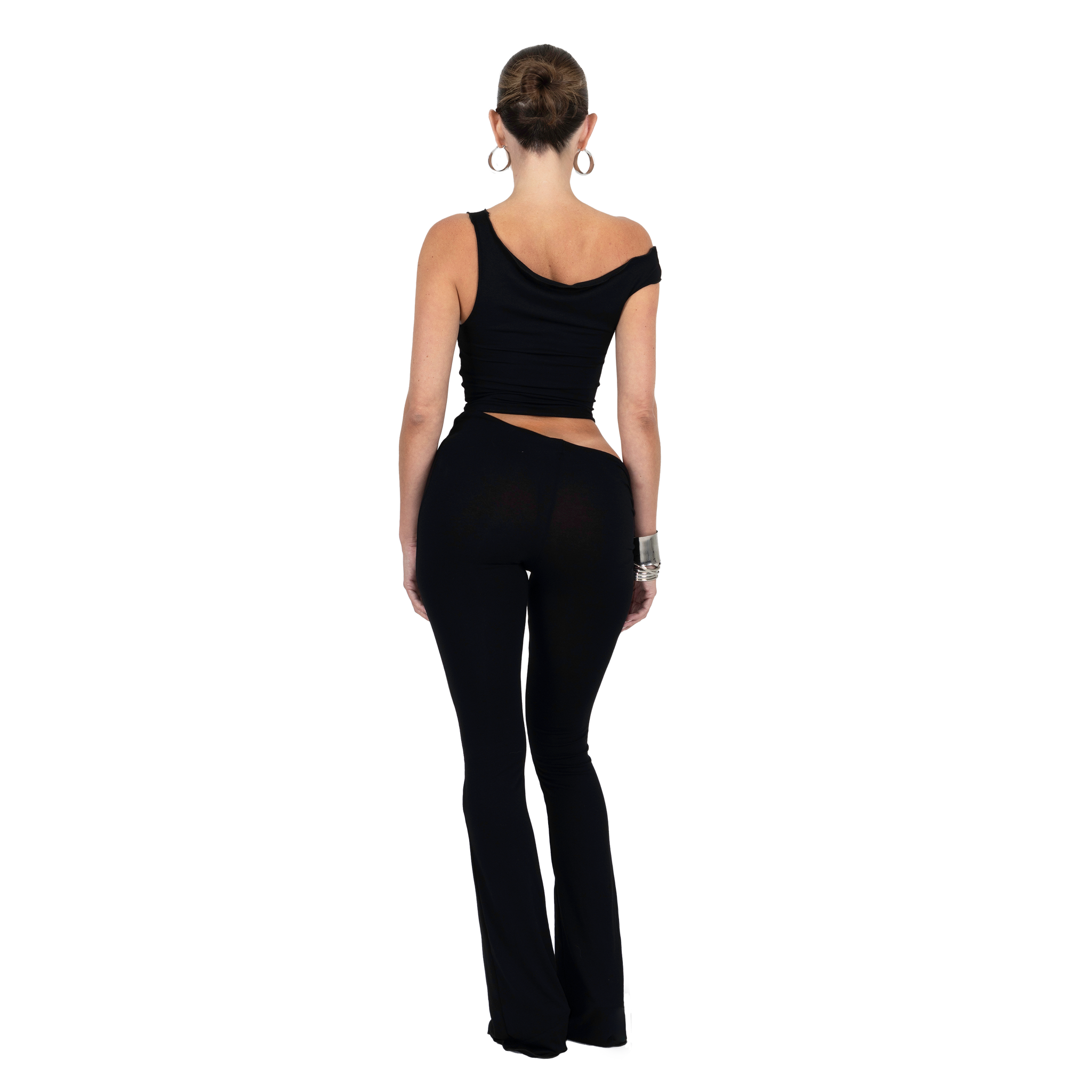 Drape Asymmetric Flares Black – Davis Active Drape Asymmetric Flares Black – Davis Active