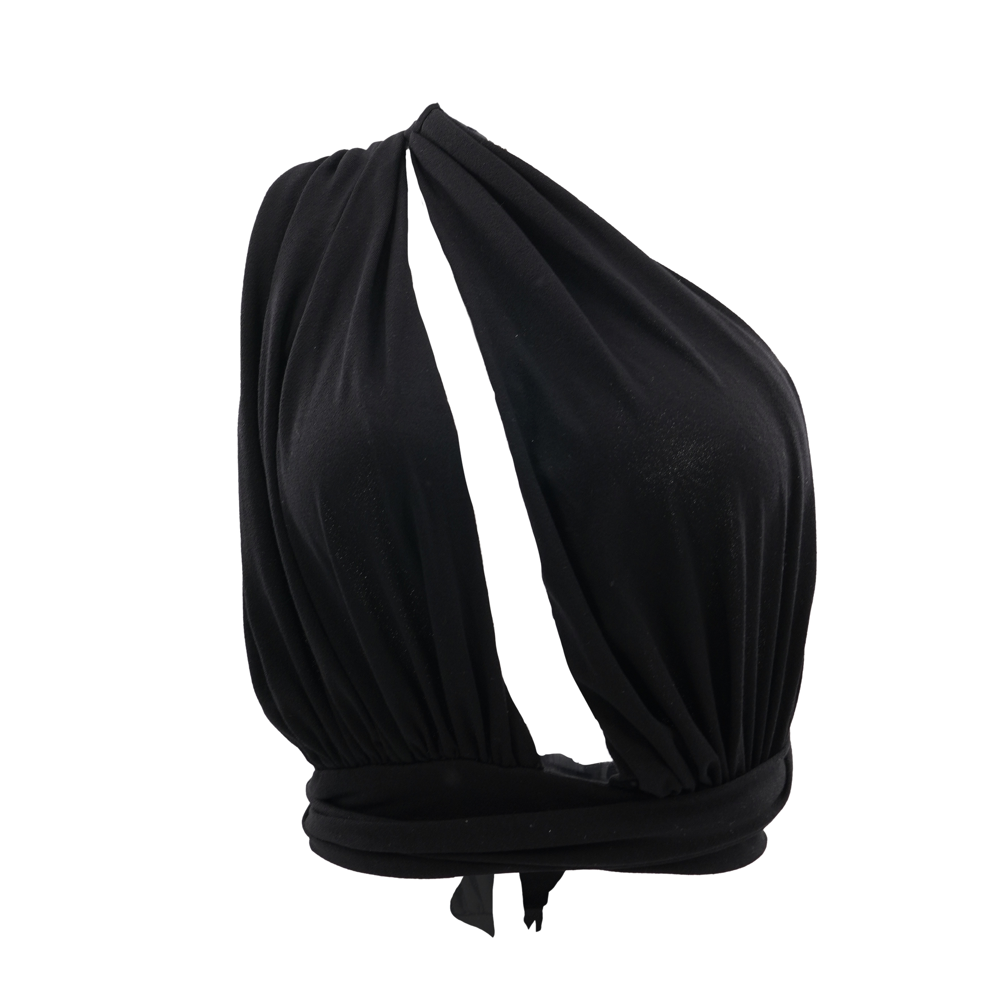 Drape Wrap Top Black – Davis Active