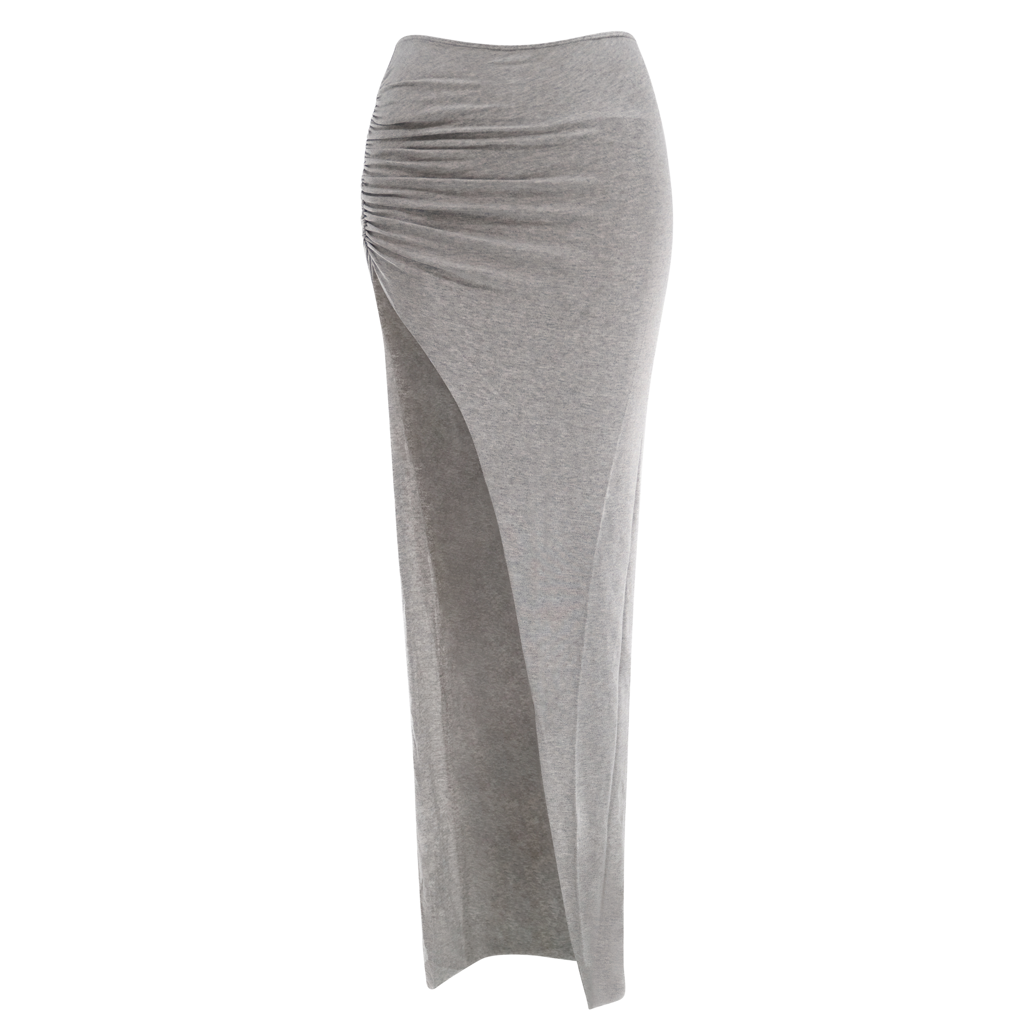 Drape Slit Skirt Grey – Davis Active