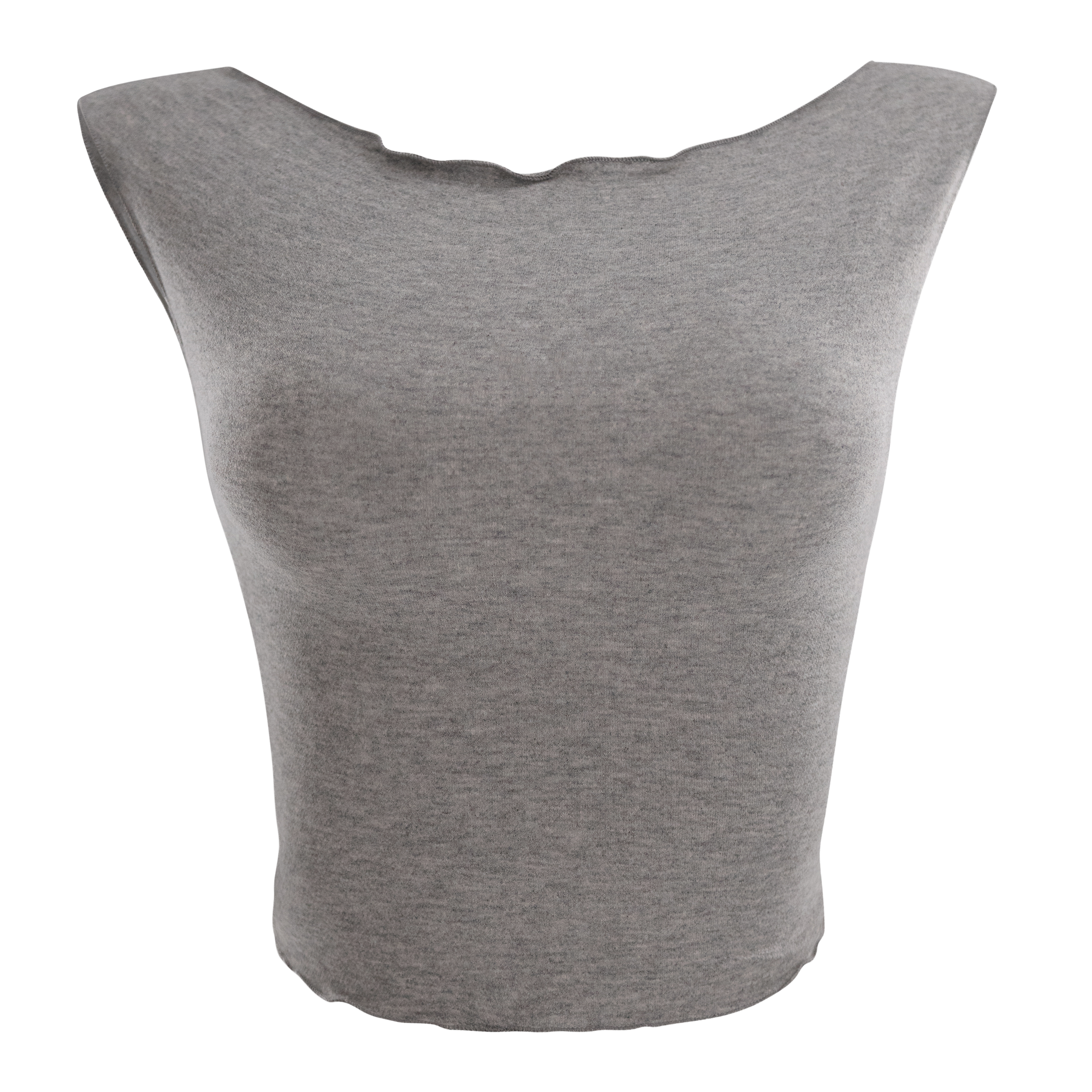 Drape Asymmetric Top Grey – Davis Active