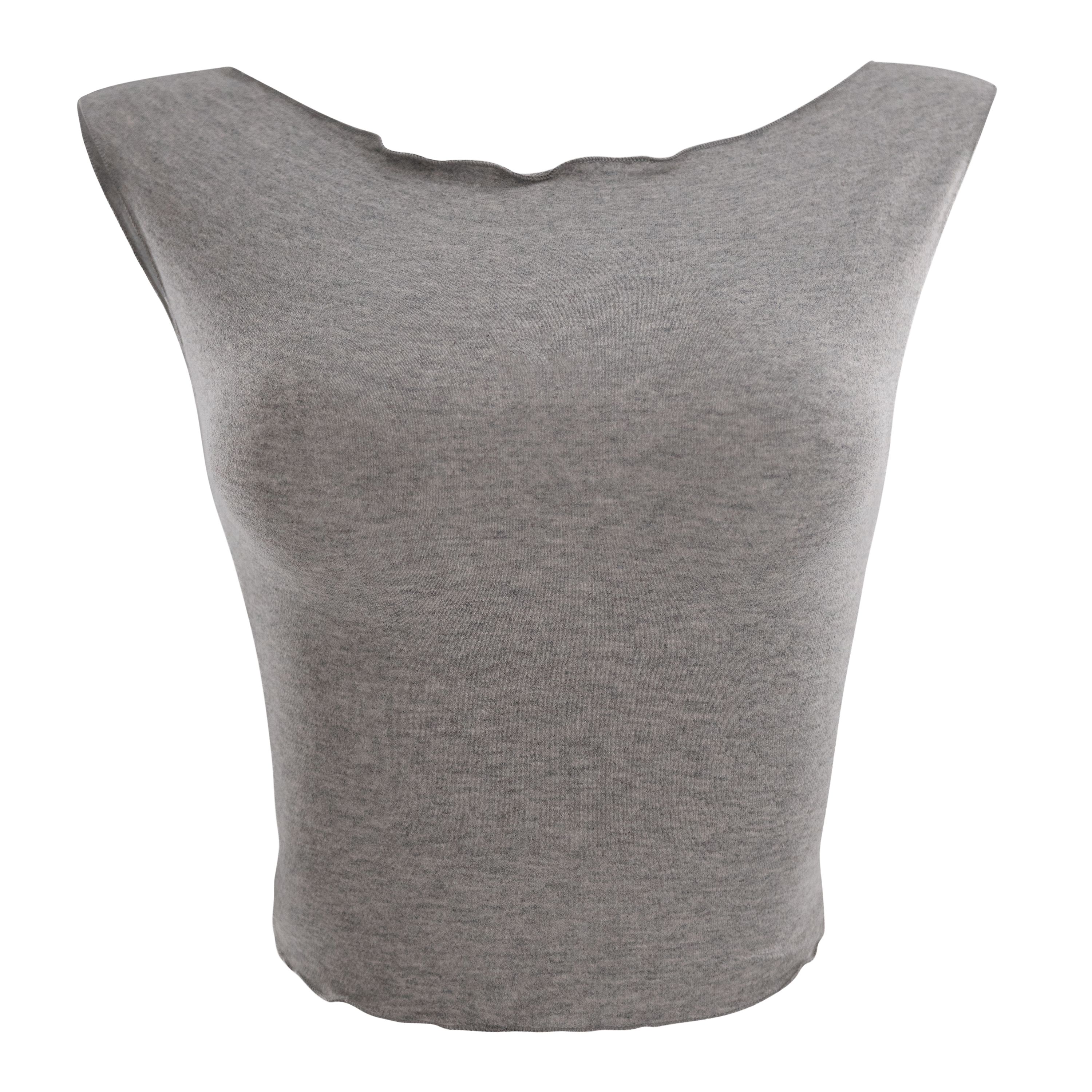 Drape Asymmetric Top Grey – Davis Active