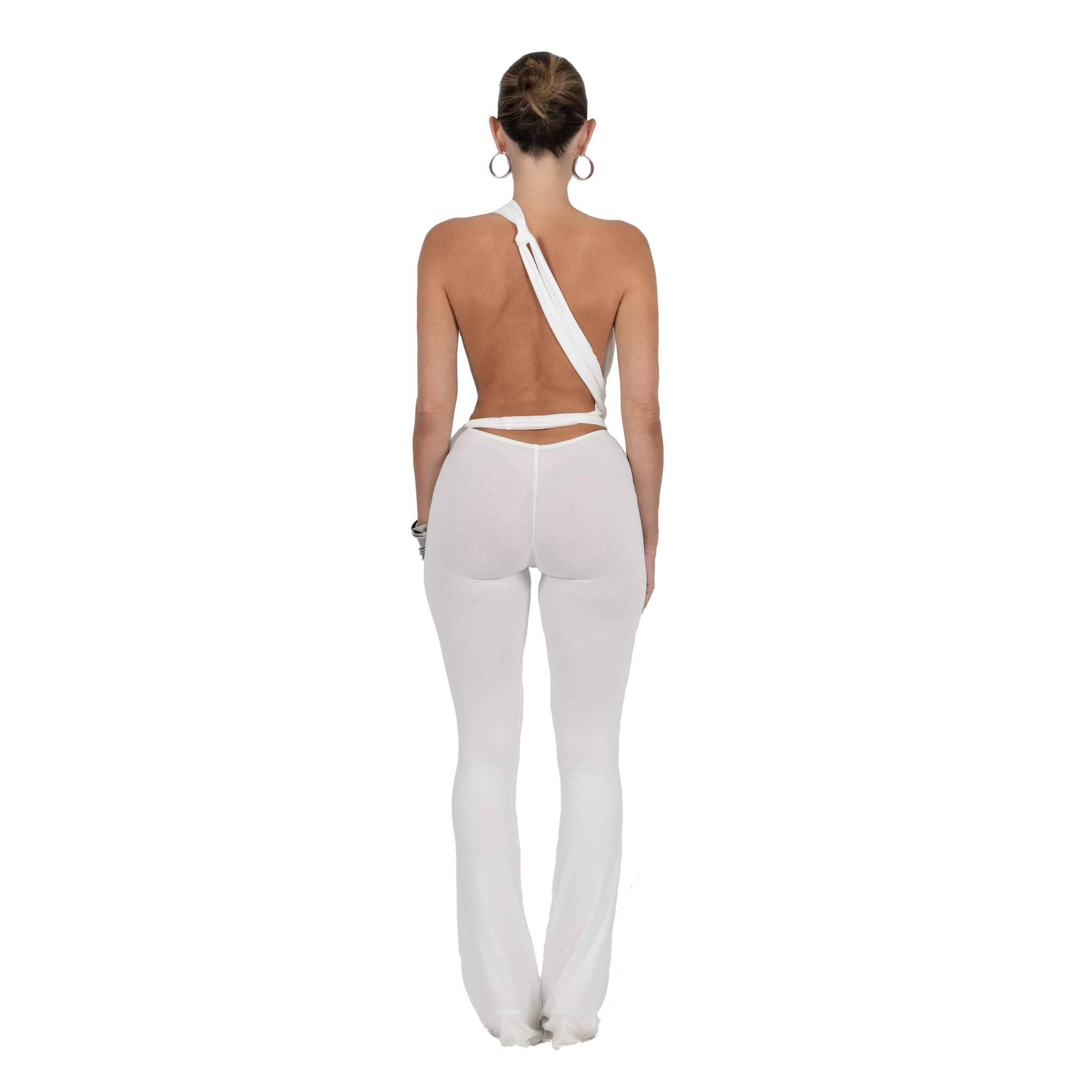 Drape Wrap Top Ivory – Davis Active