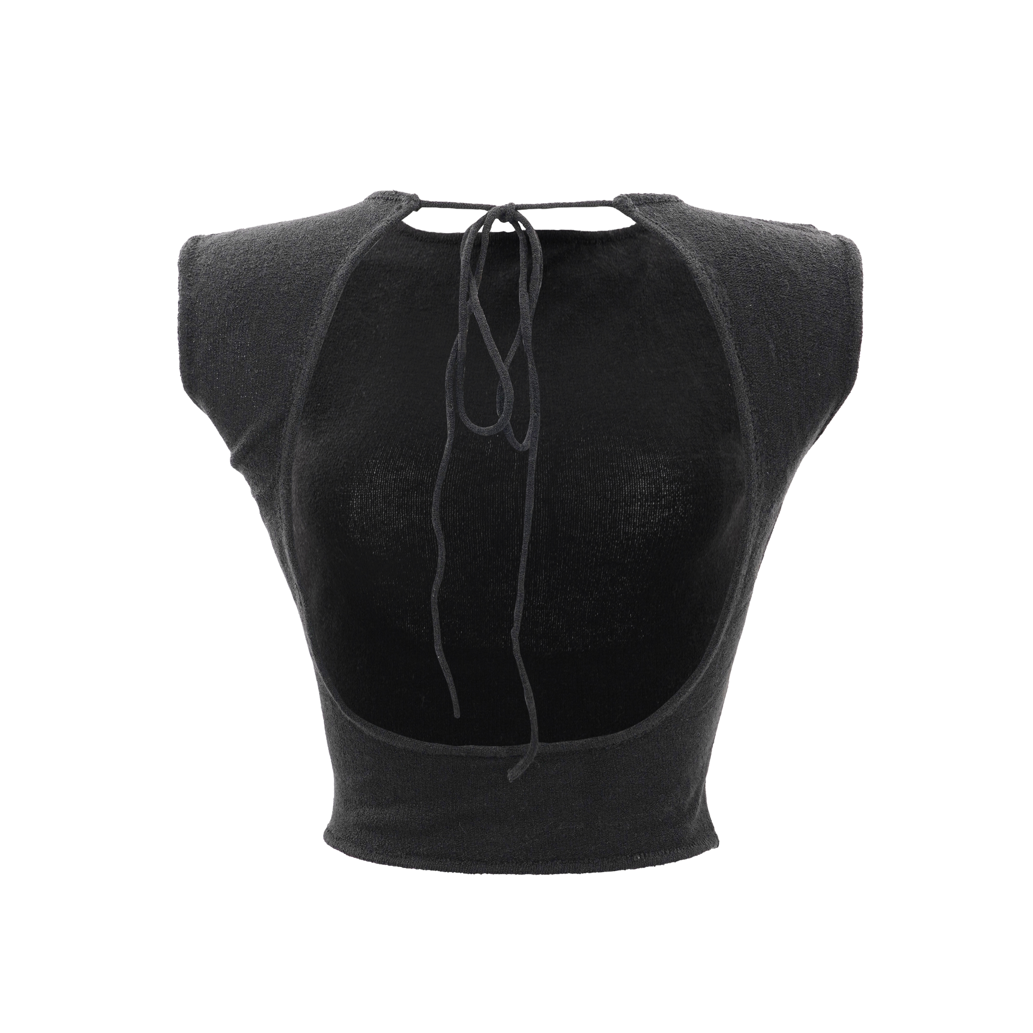 Knit Open Back Top Slate – Davis Active