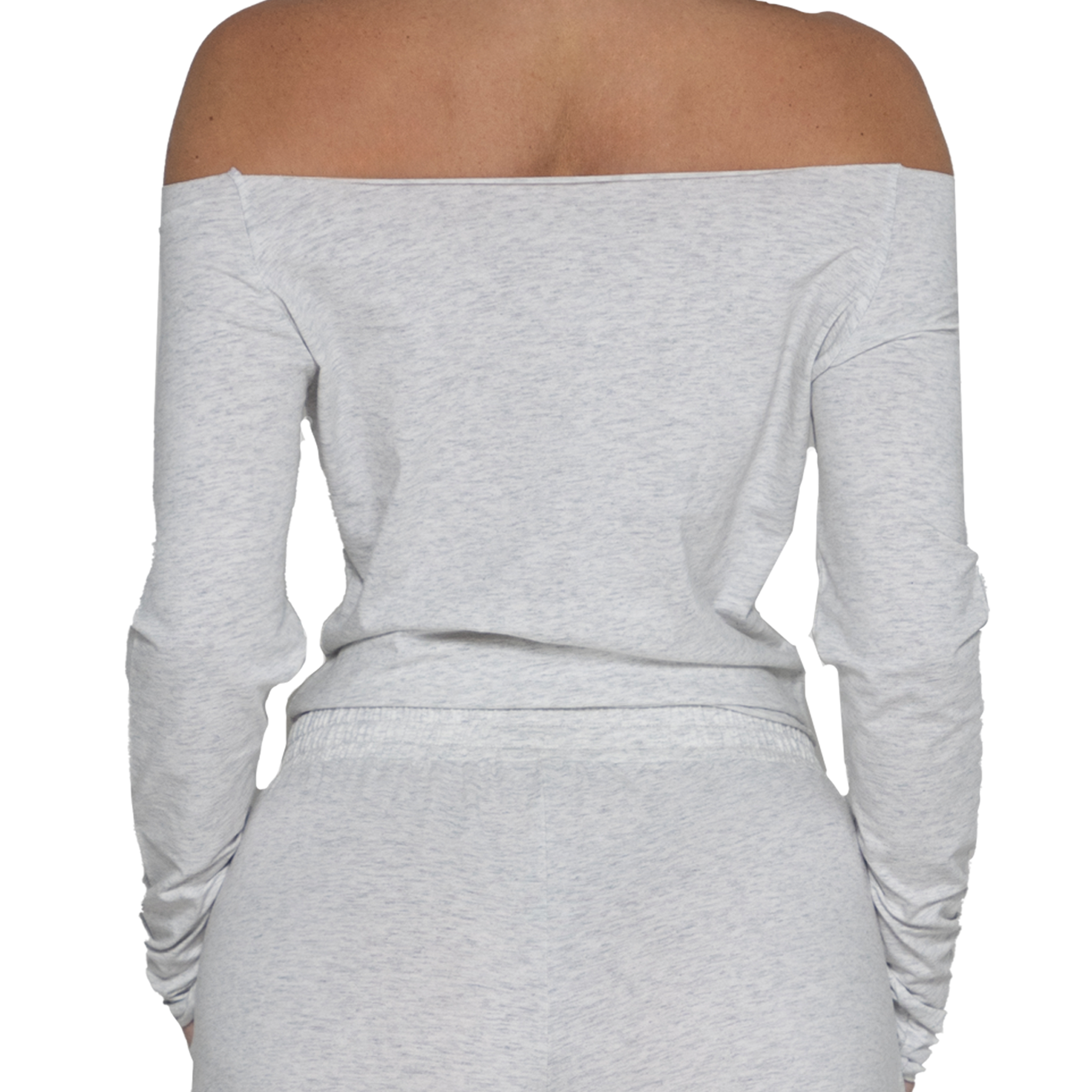 Lounge Off Shoulder Top Grey – Davis Active Lounge Off Shoulder Top Grey – Davis Active