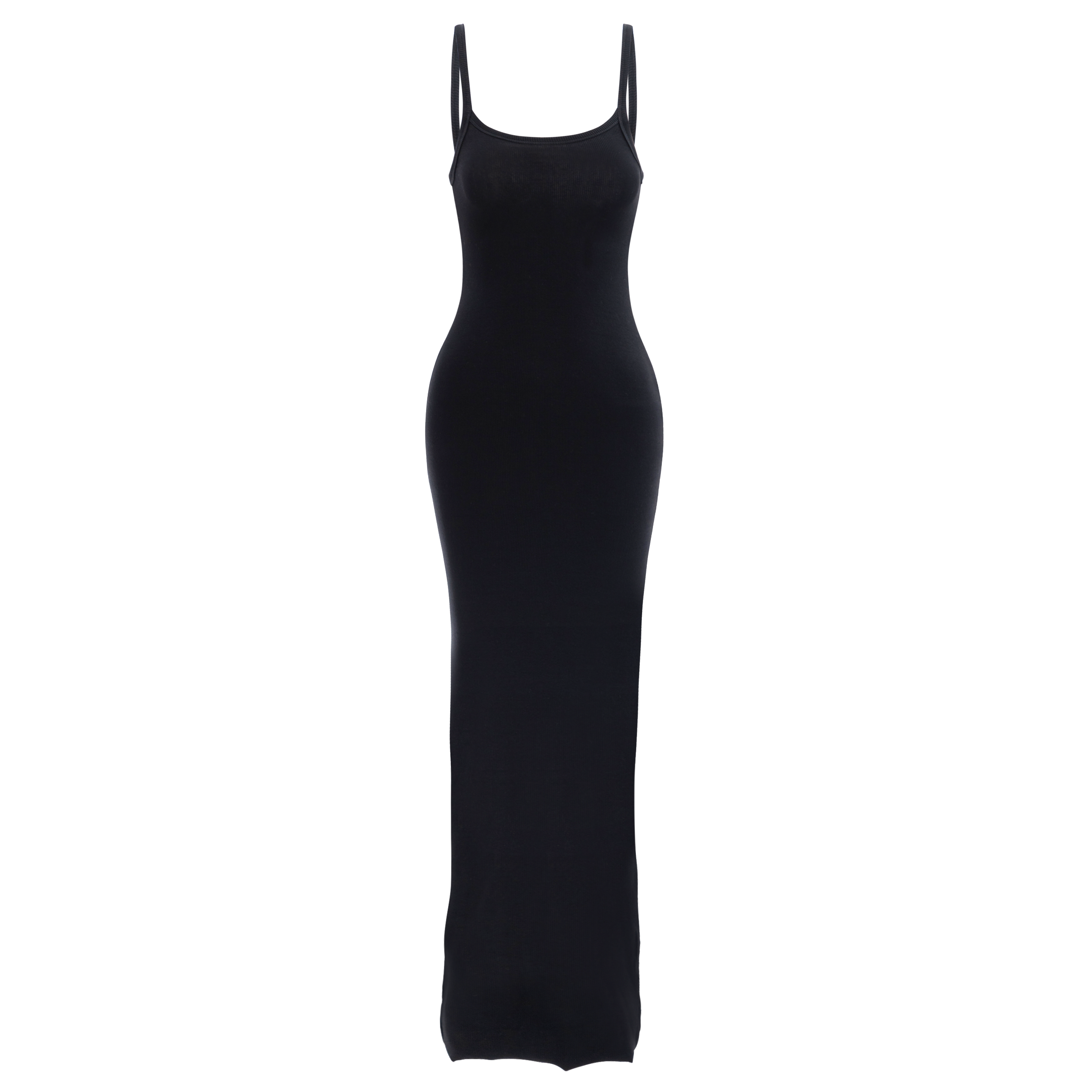 Ribbed Cami Maxi Dress Black L/XL Ribbed Cami Maxi Dress Black L/XL