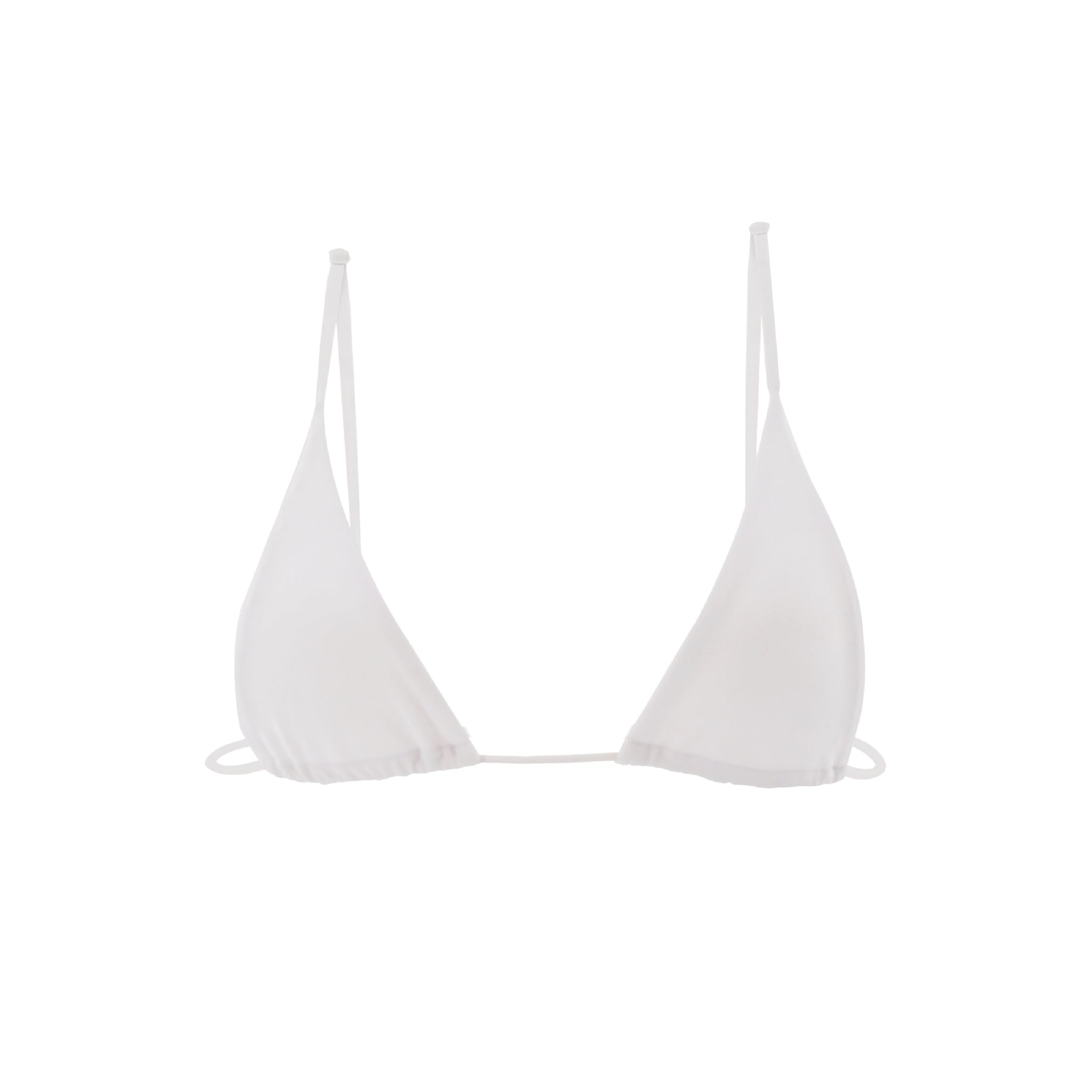 Swim Triangle Top Ivory – Davis Active