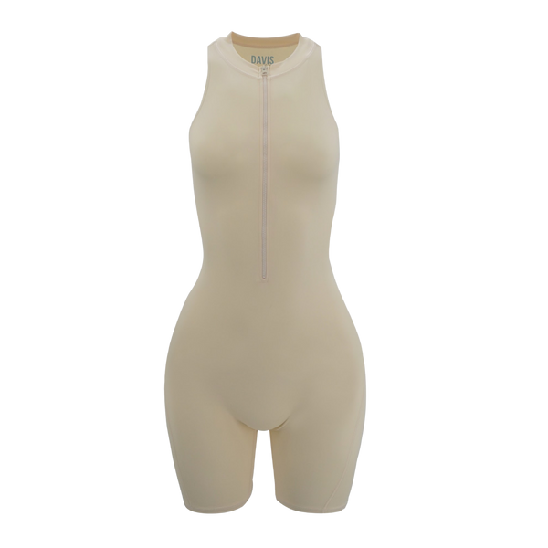 Zip Romper Cream – Davis Active