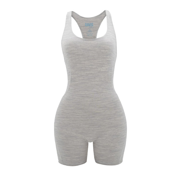 ワンピース theredthread S drape romper gray Tank Romper Grey – Davis Active